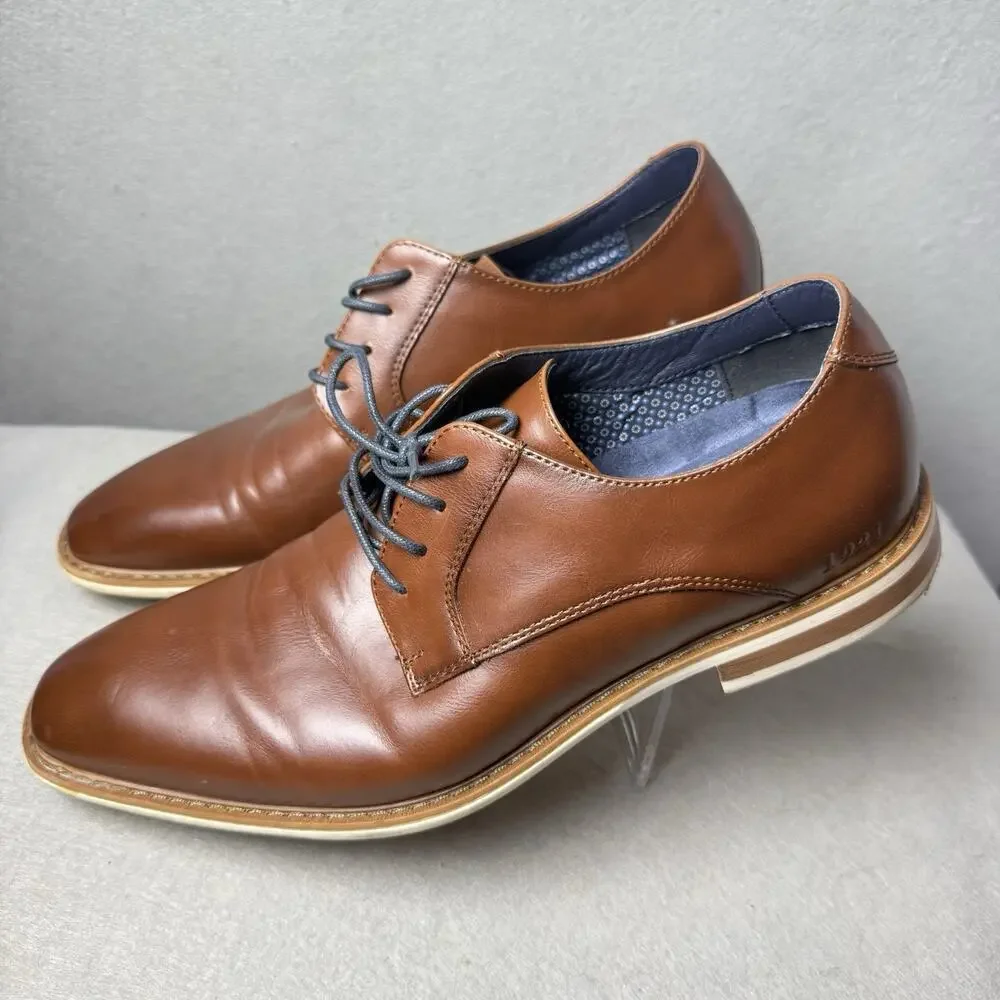Freeman Shoes Men’s 10M Brown Derby Oxford Vance City Smart